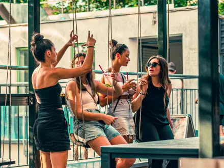 The Hive Party Hostel Rooftop Bar Vibes