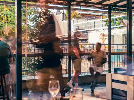 The Hive Party Hostel Rooftop Bar Vibes
