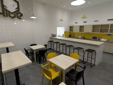The Hive Party Hostel Kitchen