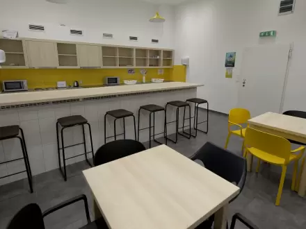 The Hive Party Hostel Kitchen