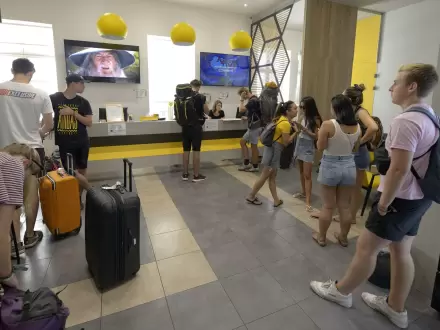The Hive Party Hostel Reception