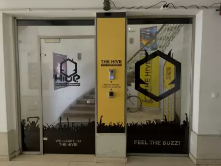 The Hive Party Hostel Entrance