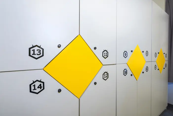 Mixed Dorms - Private Lockers