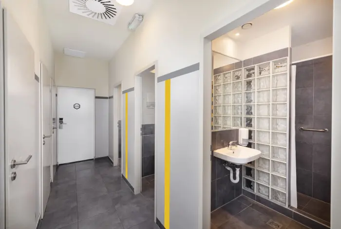 Mixed Dorms - shared bathroom